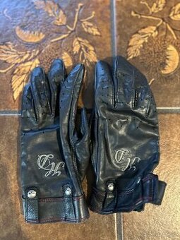 Harley Davidson dámské kožené motorkářské rukavice vel. S