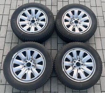 Škoda - 16" kola + zimní 205/55 Continental 6-8mm