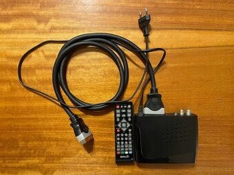 Set-top box DVB-T2 BENsat + ovladač + HDMI – funkční