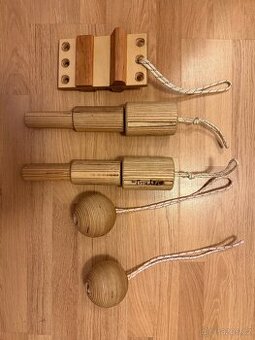 Dřevěné posilovací pomůcky na úchop – OCR / shyby