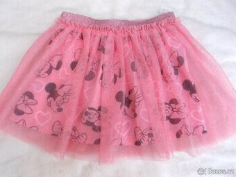 Krásná tylová sukně C&A s Minnie Mouse vel. 104