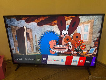 TV LG smart 43" 107cm, 4K
