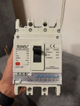 Nový elektronický 3P jistič 125A (50kA) – Bolartu