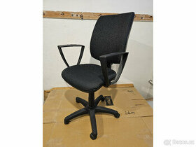 Kancelářská židle/křeslo na kolečkách, černé