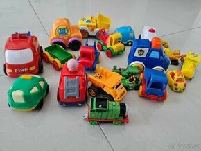 Hračky mix - auta, vlak, puzzle, nářadí - 1