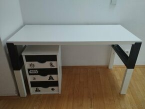 Rostoucí stůl IKEA + šupliky