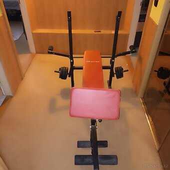 Posilovací lavice plus závaží