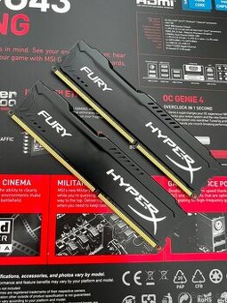 Paměti RAM DDR3 2x4GB (8G) Kingston Hyper X Fury