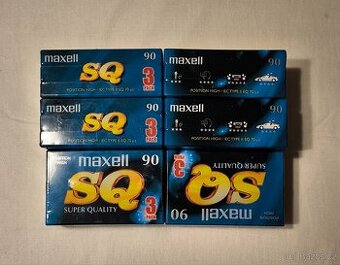 MC kazety maxell Chrome trojbalenie