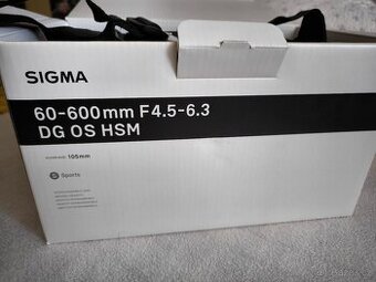 SIGMA 60-600 mm f/4,5-6,3 DG OS HSM Sports pro Canon EF