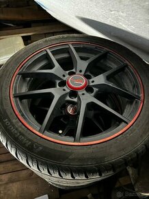 R17 5x112, ET 38 s letními pneu