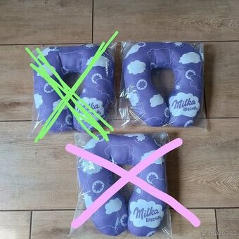 MILKA cestovní polštářek (NOVÝ) - 1
