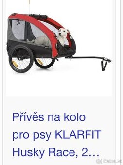 Vozík pro psa za kolo