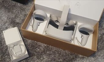 Meta Quest 2 128GB (výborný stav, s ovladači a nabíječkou)