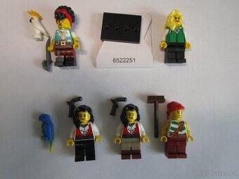 Lego piráti figurky pirátky 27.serie a dělo - 1