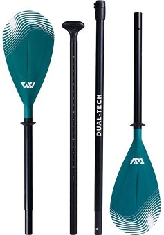 Pádlo AQUA MARINA Dual Tech Combo zelené 4-dílné nastaviteln - 1