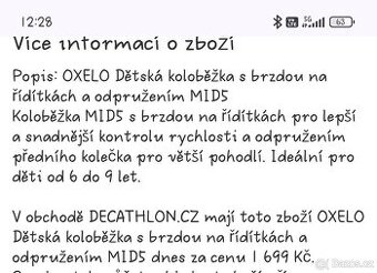 Dívčí koloběžka