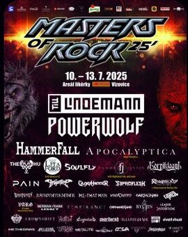 Nabizim vstupenky na master of rock