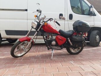 Babetta po velké přestavbě na Choppera