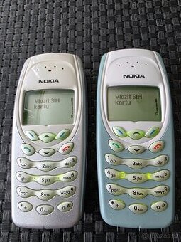 Prodám Nokia 3410 dva kusy , velice pěkný stav, Cena za obě