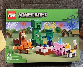 Lego Minecraft 21281- Oslava narozenin Prasátka