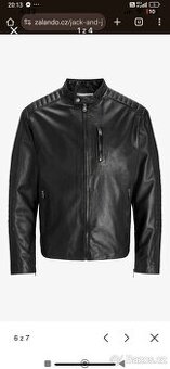 Kožená bunda JACK & JONES