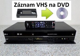 📼📀VHS-DVD rekordér LG RCT699H