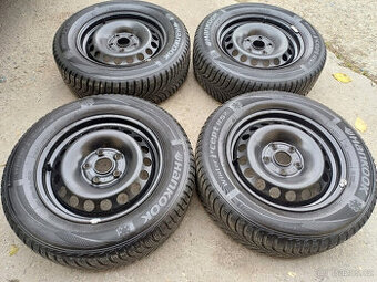 Zimní pneu s disky 195/65/15  rozteč 5x112