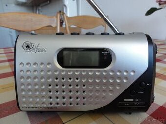 Radio hodiny/budík avítilna