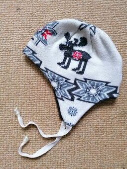 Vlněná zimní čepice (ušanka) zn. Kama, v. S