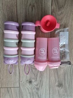 Lahvičky, dózy na umělé mléko/jídlo pro děti