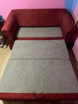 Malý gauč (dvojsedak) rozkládací s úložným prostorem