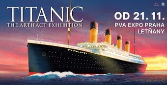 2 flexi vstupenky na výstavu Titanic – Praha Letňany