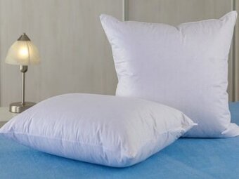 Péřový polštářek z ručně draného husího peří, 3545 cm