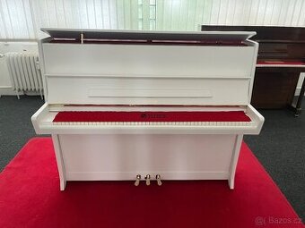 Bílé piáno ,pianino Petrof 115 .Záruka a doprava