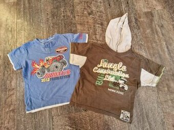 Set triček s kr. rukávem, vel. 104, zn. Okay