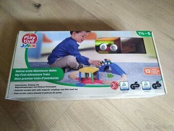 Playtive junior dřevěná dráha a vlak