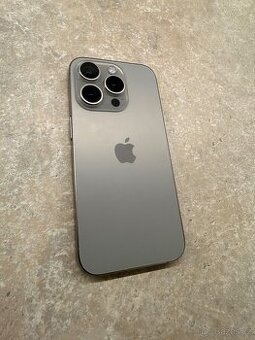 IPhone 15 Pro - TOP stav - Přirodni titan