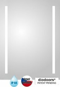 Zrcadlo s LED osvětlením LABE, 800 × 600 x 30 mm - 1