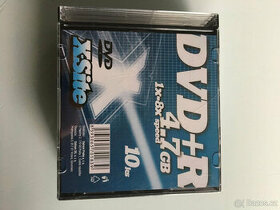 DVD+R X-SITE 4,7GB 8x 10ks slim pack