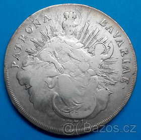 mince starožitný stříbrný Tolar Bavorsko...