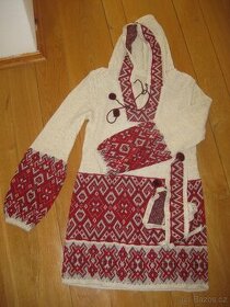 lněné pletené šaty- více vzorů, barev -vše NOVÉ