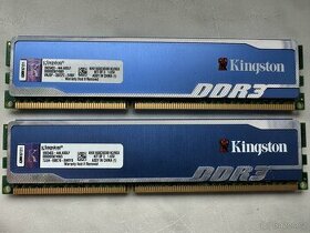 Prodám paměti Kingston Hyper blu 2x4GB DDR3