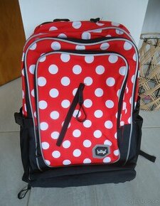 Školní batoh BAAGL Cubic Puntíky, použitý týden
