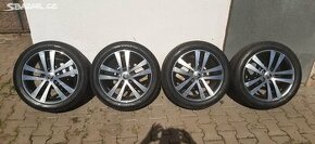 SADA 4X ORIGINAL ŠKODA ALU + NOVÉ PNEU GOODYEAR