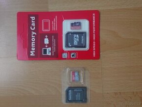 Paměťové karty mikro sd San Disk 128gb a XIAOMI 256gb