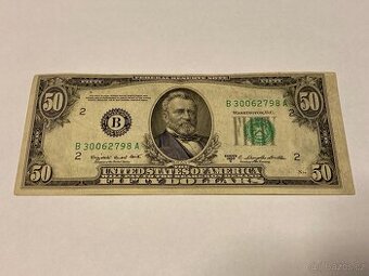 USA - Bankovka 50 Dollars 1950 - Serie B