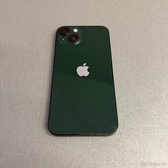 iPhone 13 128GB zelený, 100% baterie, 12 měsíců záruka