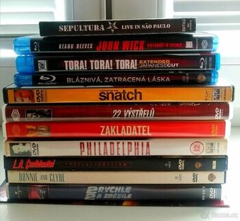 SBÍRKA FILMŮ - 6x BLU-RAY/9x DVD/1x CD - PERLY