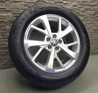 18" Originál Audi Q3 Tiguan Kodiaq 5x112 pneu Continental